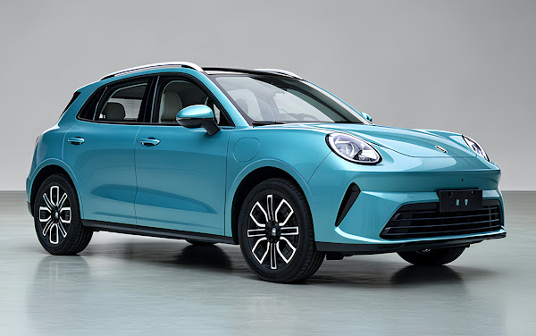 SUV compacto de cor azul, com design moderno e detalhes elegantes, em ambiente minimalista. Ideal para cidade.
